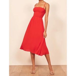 Reformation Red Rosehip dress